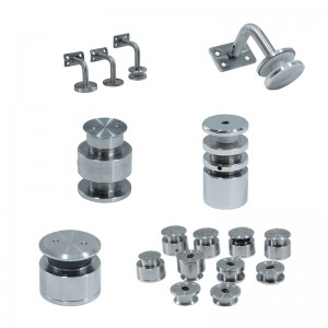 Аксесоари за парапети от неръждаема стомана стълби и балкон стъклени парапети аксесоари